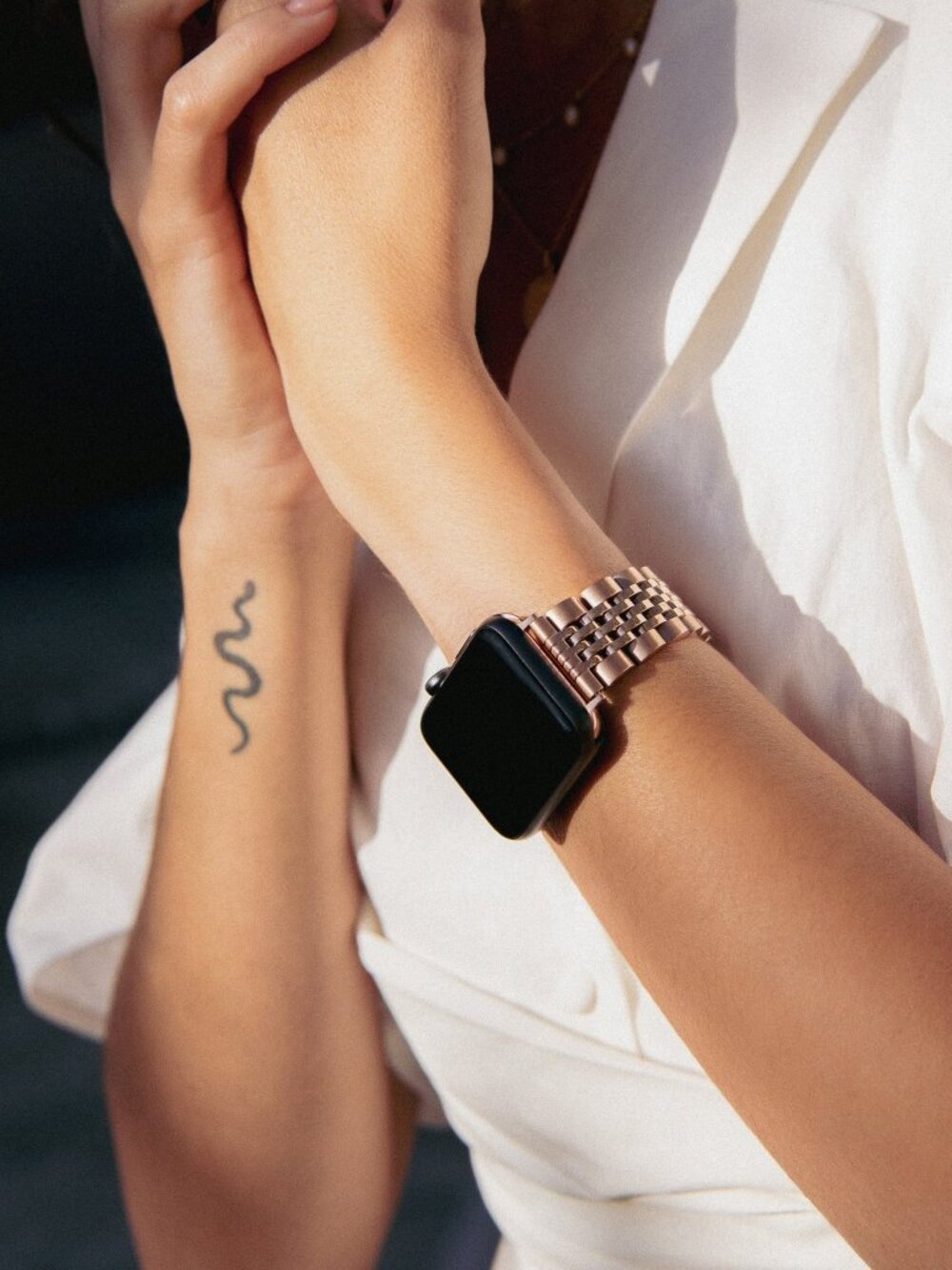 Burga Rose Gold Apple Watch Band